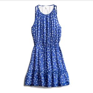 Bella dahl alysia shirred halter dress - m